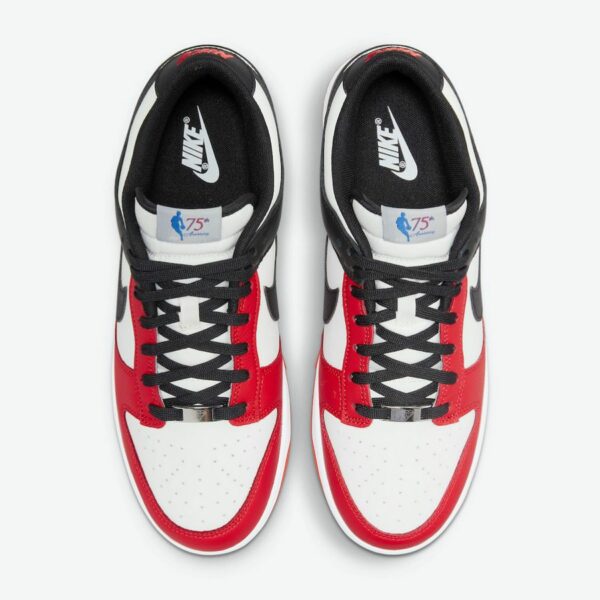 NBA x Nike Dunk Low EMB 'Chicago' - Зображення 4