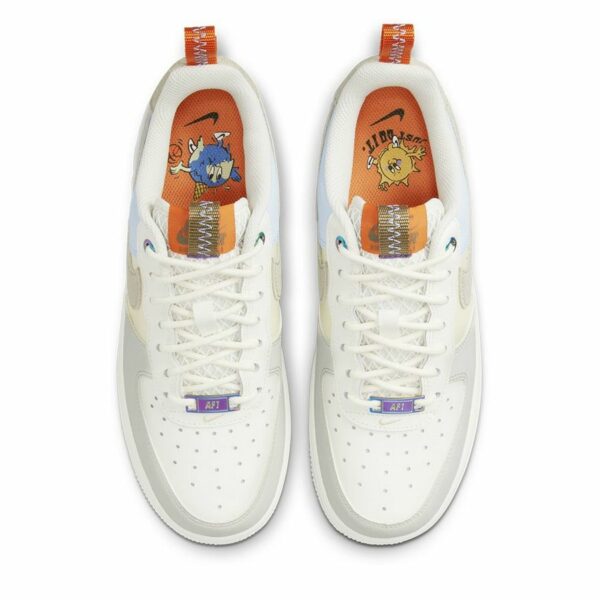 Nike Air Force 1 Cartoon “White Sail and Lime” - Зображення 5