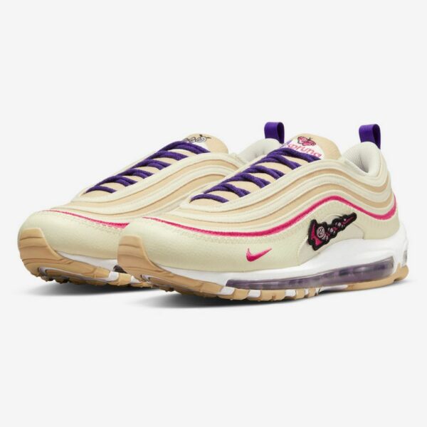 Nike Air Max 97 Air Sprung Sail Pink Purple - Зображення 6