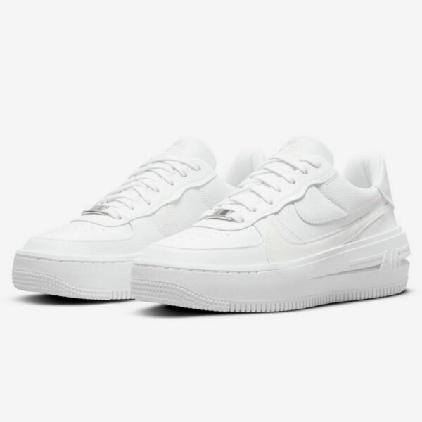 Nike Air Force 1 PLT.AF.ORM Triple White (W) - Зображення 2