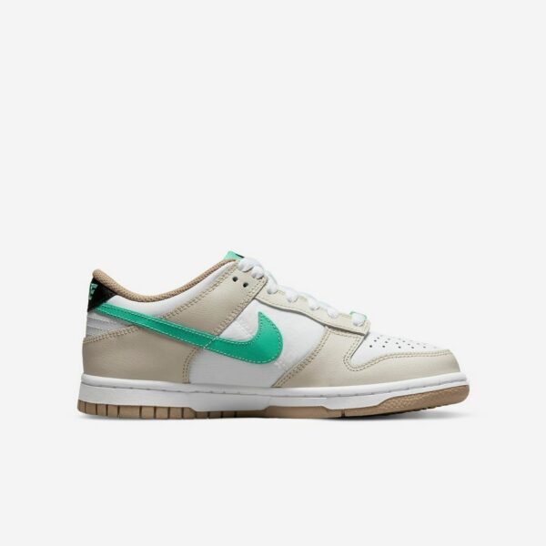 Nike Dunk Low Split Seam White Tan Mint (GS) - Зображення 3