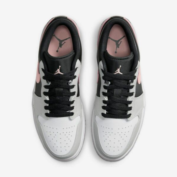 Air Jordan 1 Low White/Grey/Pink/Black - Зображення 3