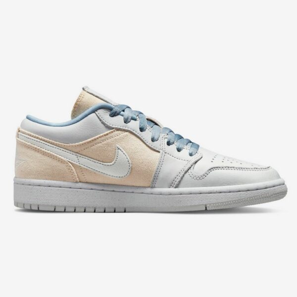 Air Jordan 1 Low Canvas Grey Cream (W) - Зображення 3