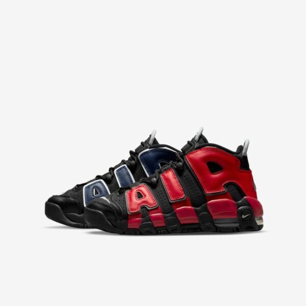 Nike Air More Uptempo Black Red Navy