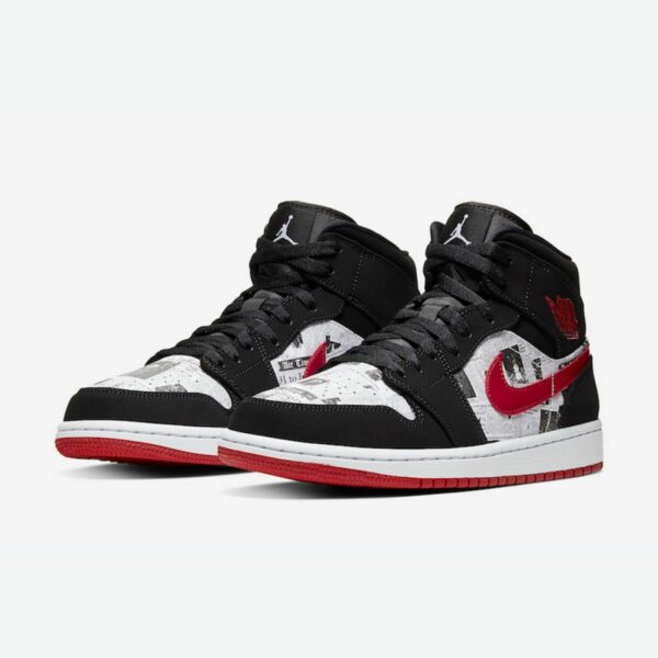 Air Jordan 1 Mid SE 'Newspaper Air Times' - Зображення 3