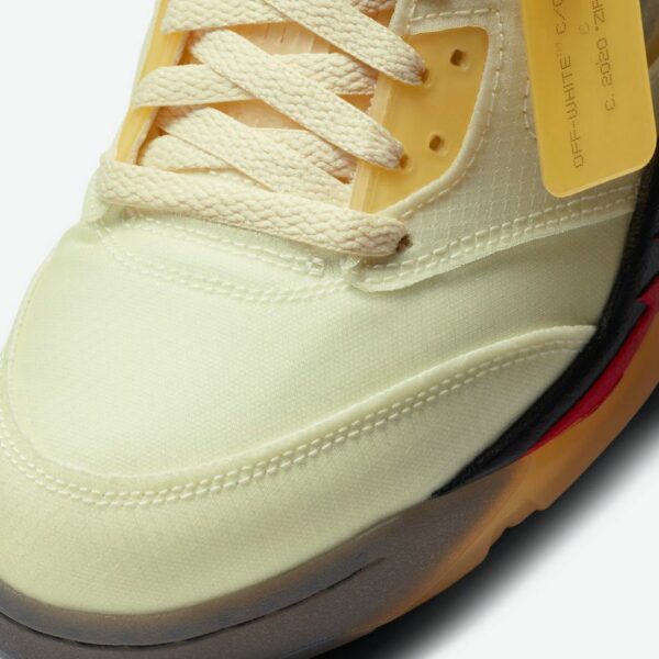 Off-White x Air Jordan 5 SP 'Sail' - Зображення 7