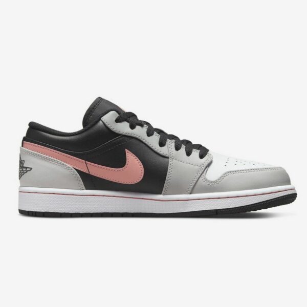 Air Jordan 1 Low White/Grey/Pink/Black - Зображення 4