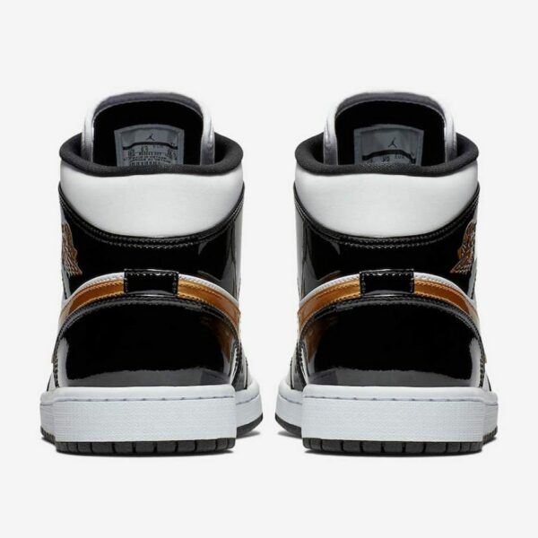 Air Jordan 1 Mid Patent 'Black Gold' - Зображення 6