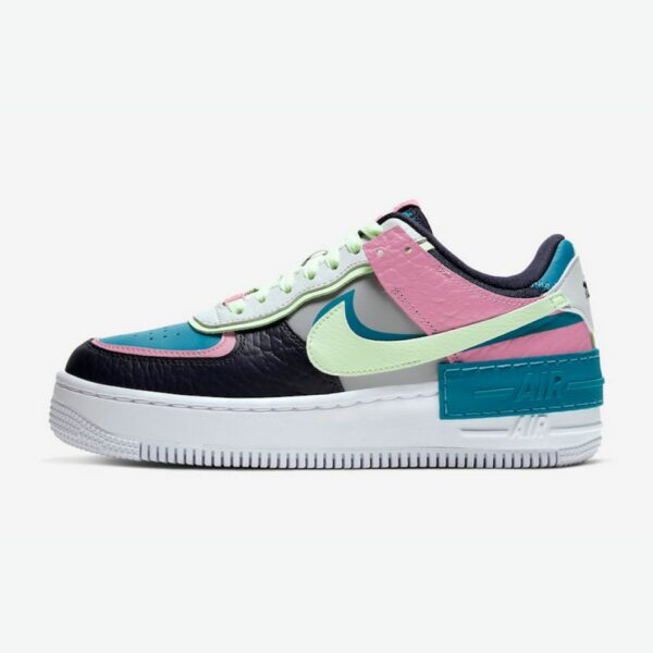 Nike Air Force 1 Shadow "Barely Volt Oracle Aqua"