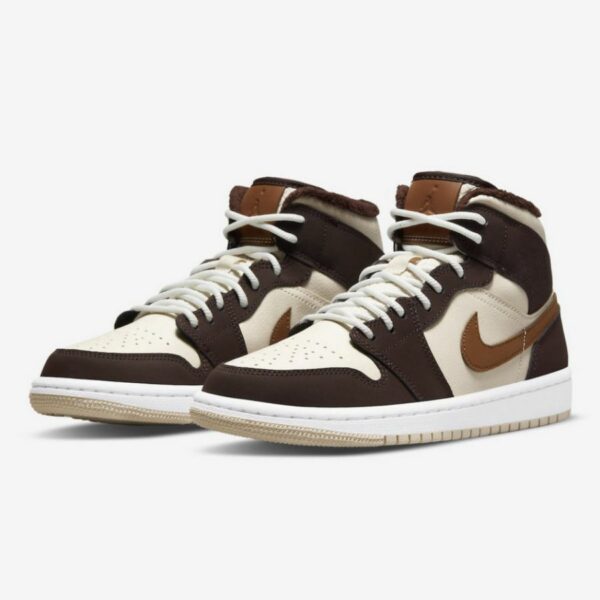 Air Jordan 1 Mid Fleece "Chocolate Covered" - Зображення 2