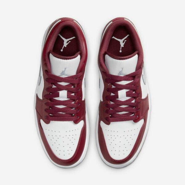 Air Jordan 1 Low "White Bordeaux” - Зображення 4