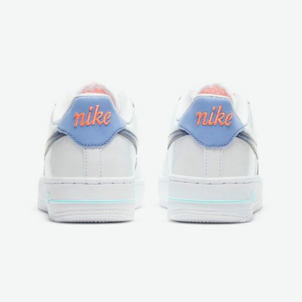 Nike Air Force 1 Low "White Dark Purple" (GS) - Зображення 4