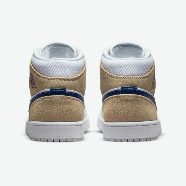 Air Jordan 1 Mid 'White Khaki Blue Void' - Зображення 5