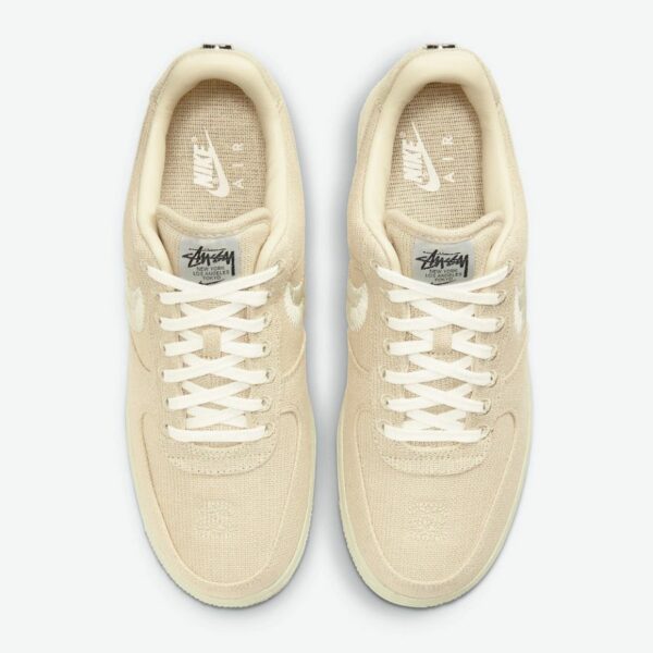 Stussy x Nike Air Force 1 Low "Fossil" - Зображення 4