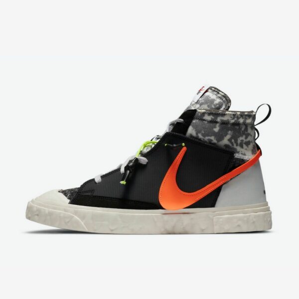 READYMADE x Nike Blazer Mid Black/Vast Grey-Volt-Total Orange