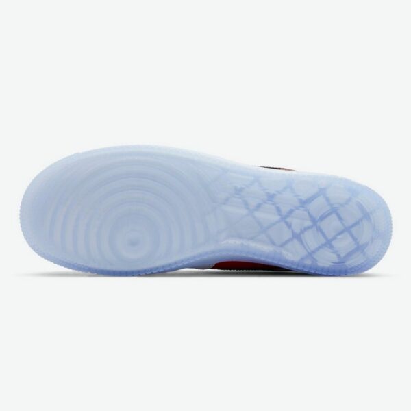 Nike Air Force 1 Low EMB "White Red Black" (Icy Soles) - Зображення 5