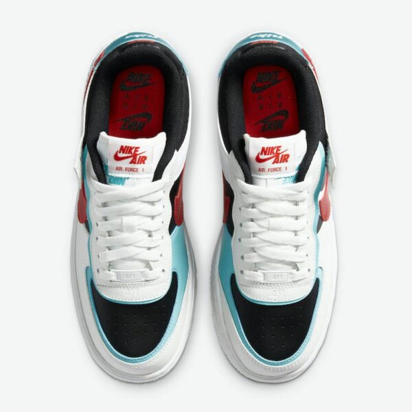 Nike Air Force 1 Shadow "Bleached Aqua" (W) - Зображення 3