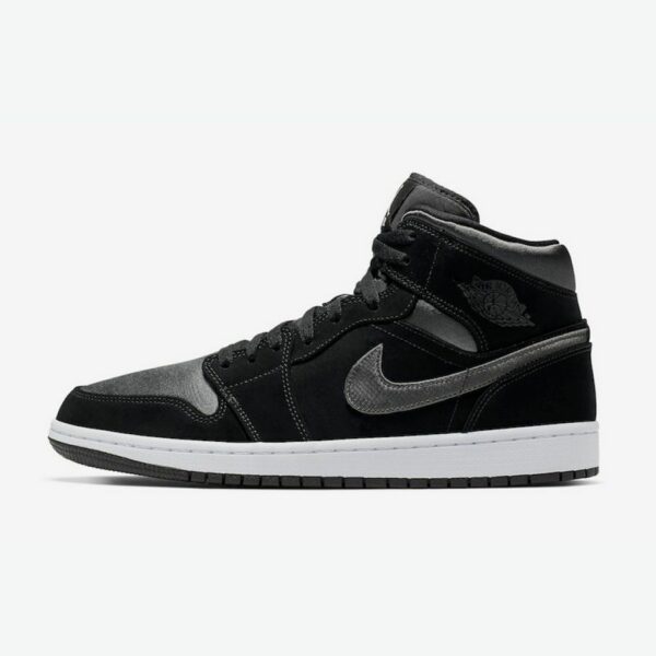 Air Jordan 1 Mid SE Nylon 'Black Grey'