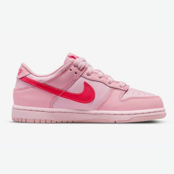 Nike Dunk Low GS Triple Pink - Зображення 3