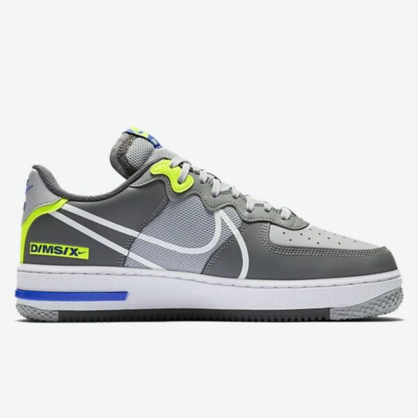 Nike Air Force 1 React "Wolf Gray" - Зображення 2