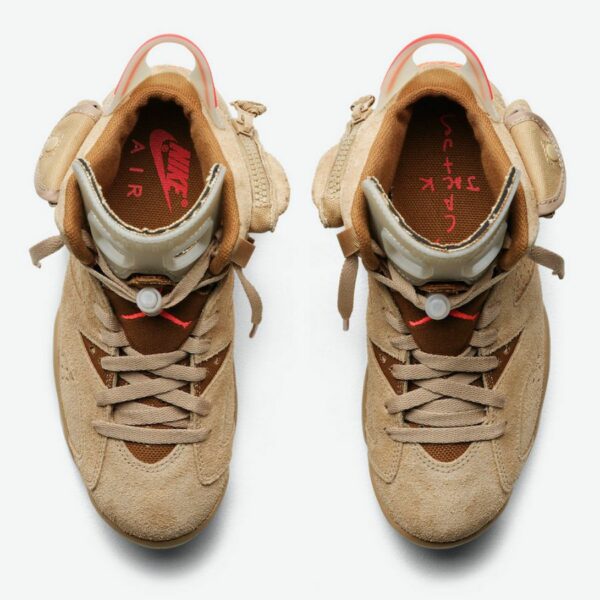 Travis Scott x Air Jordan 6 'British Khaki' - Зображення 4