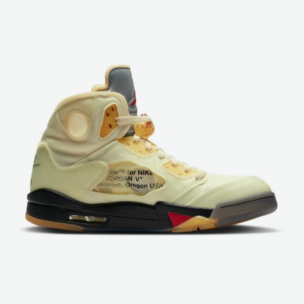 Off-White x Air Jordan 5 SP 'Sail' - Зображення 2