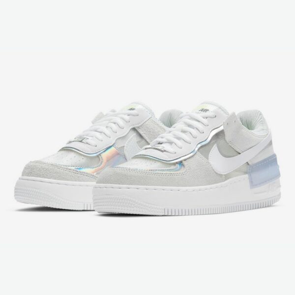 Nike Air Force 1 Shadow 'Pure Platinum' (W) - Зображення 3