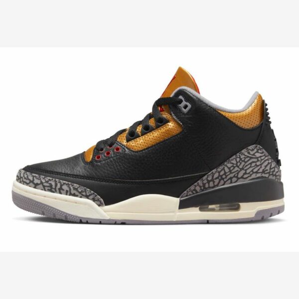 Air Jordan 3 "Black Cement Gold"