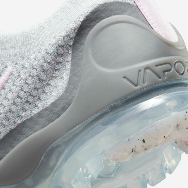 Nike Vapormax Flyknit 2021 "White Metallic Silver" (W) - Зображення 8