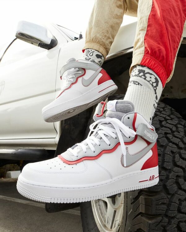Nike Air Force 1 Mid 'Athletic Club White Gym Red' - Зображення 7