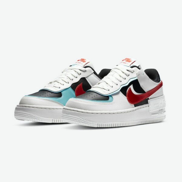 Nike Air Force 1 Shadow "Bleached Aqua" (W) - Зображення 2