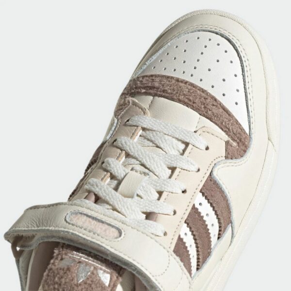 adidas Forum Low Fleece White Brown - Зображення 5