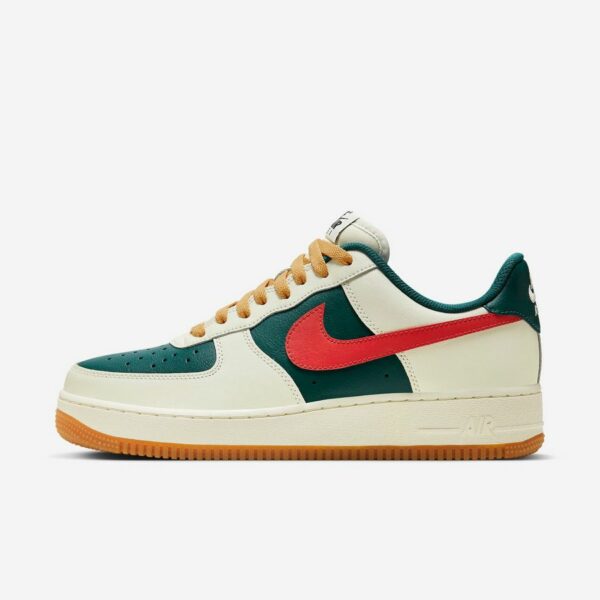 Nike Air Force 1 Low "Sail Green Red"