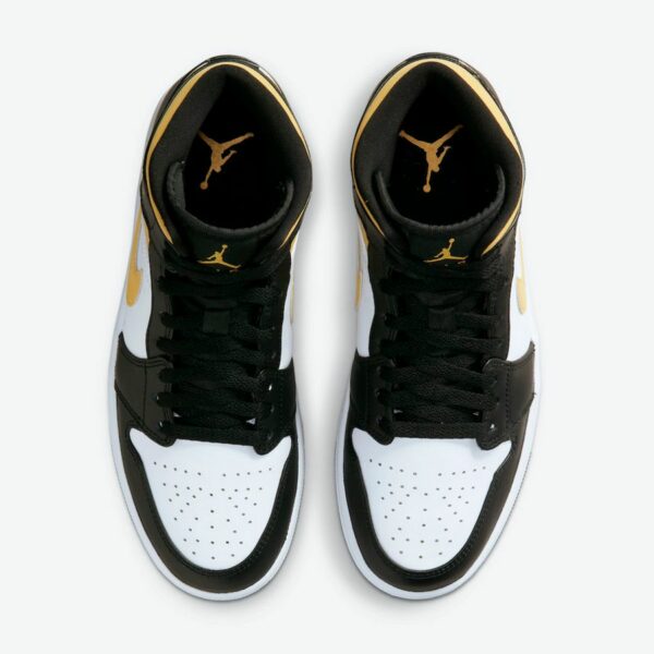 Air Jordan 1 Mid 'Black University Gold' - Зображення 4