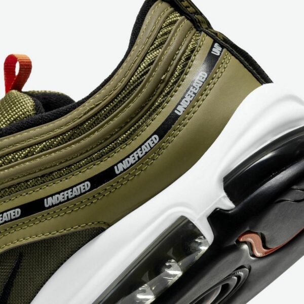 Undefeated x Nike Air Max 97 Black Militia Green - Зображення 10