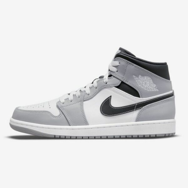 Air Jordan 1 Mid "Light Smoke Grey" Anthracite 2022