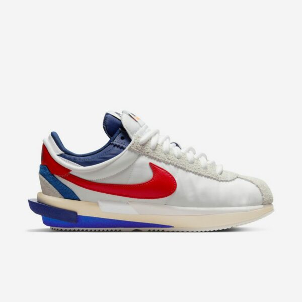 Sacai x Nike Cortez 4.0 "White University Red Blue" - Зображення 3
