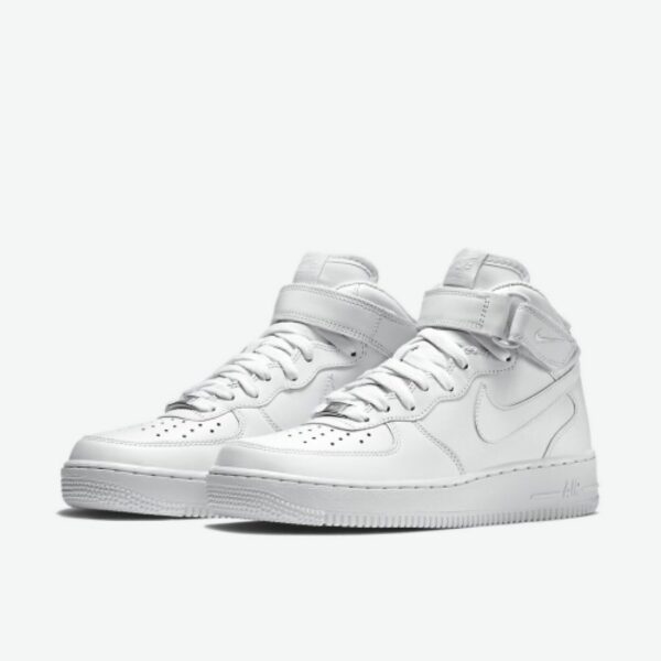 Nike Air Force 1 Mid Triple White» - Зображення 2