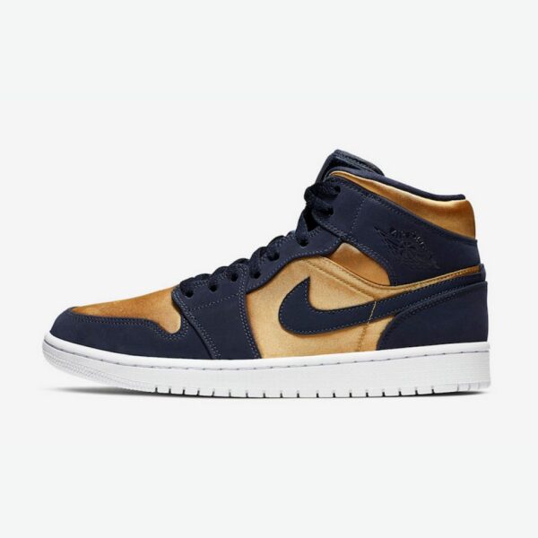 Air Jordan 1 Mid SE Premium 'Stain Gold'