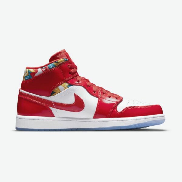Air Jordan 1 Mid 'Barcelona Sweater Red Patent' - Зображення 3