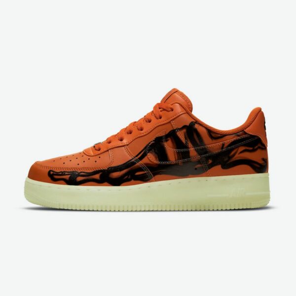 Nike Air Force 1 'Orange Skeleton'
