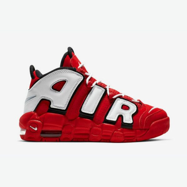 Nike Air More Uptempo University Red Black White - Зображення 3
