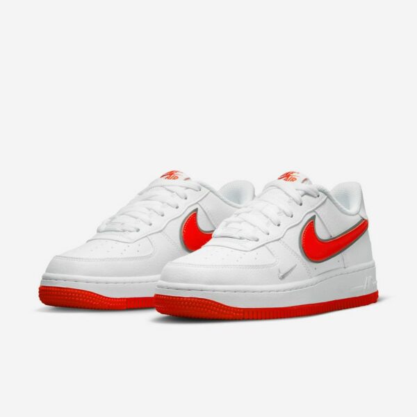 Nike Air Force 1 Low "White Habanero Red Mini Swoosh" - Зображення 5