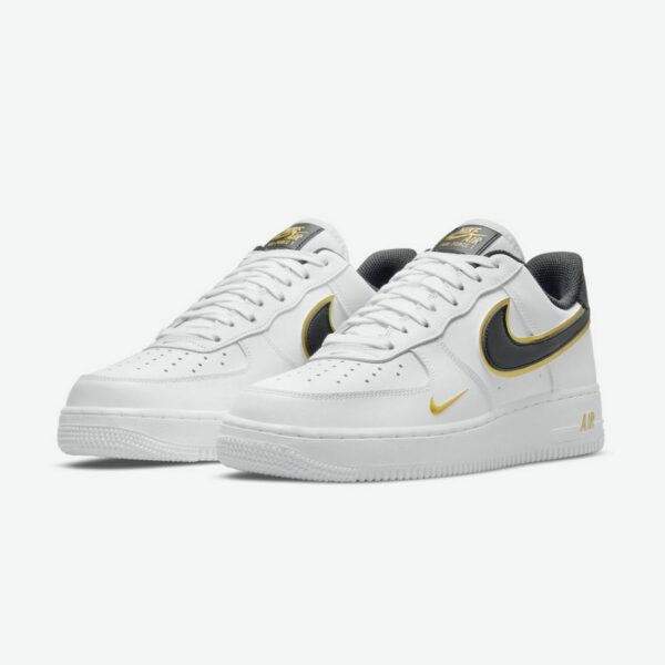 Nike Air Force 1 Low 'Double Swoosh White Metallic Gold" - Зображення 2
