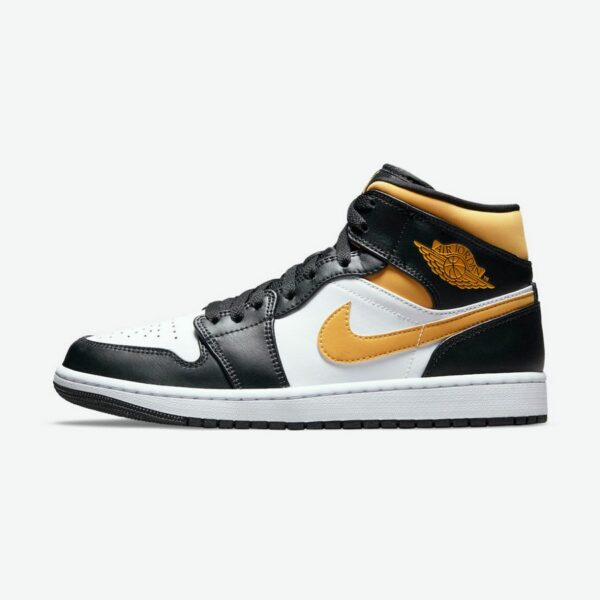 Air Jordan 1 Mid 'Black University Gold'