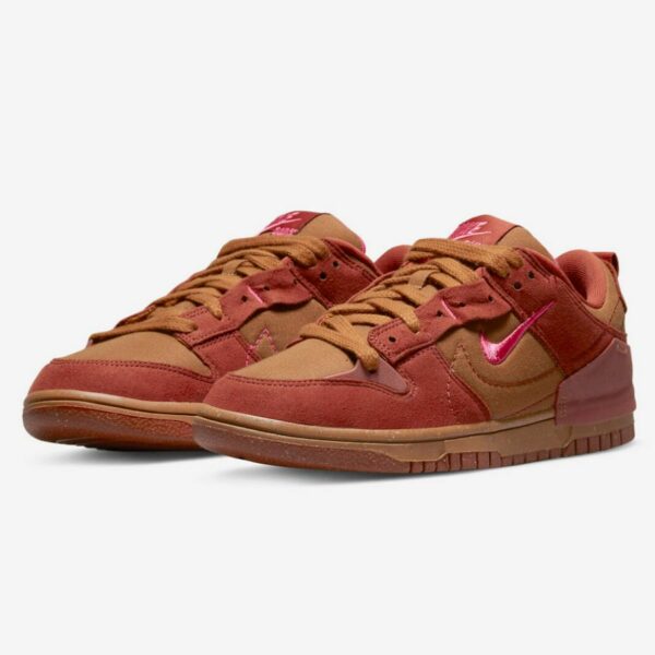Nike Dunk Low Disrupt "Desert Bronze Pink Prime" (W) - Зображення 2