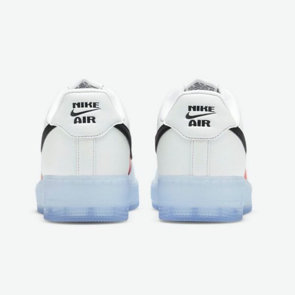 Nike Air Force 1 Low EMB "White Red Black" (Icy Soles) - Зображення 4