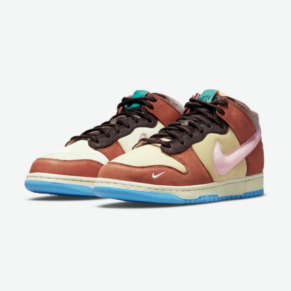 Social Status x Nike Dunk Mid 'Chocolate Milk' - Зображення 3