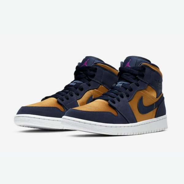 Air Jordan 1 Mid SE Premium 'Stain Gold' - Зображення 3