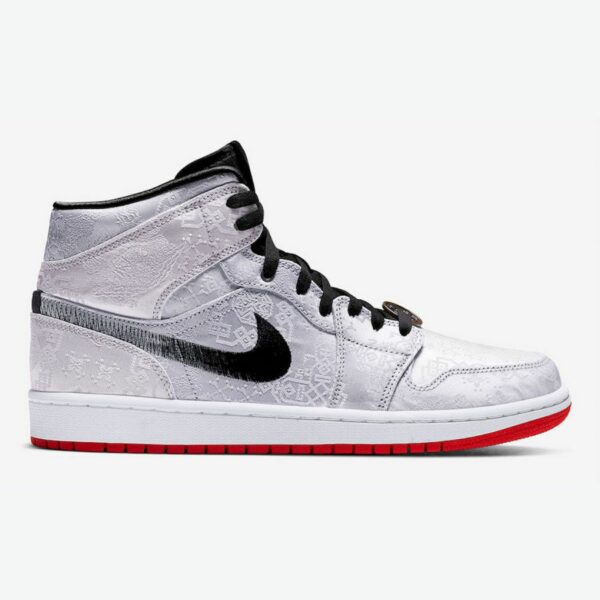 CLOT x Air Jordan 1 Mid 'Fearless' - Зображення 2
